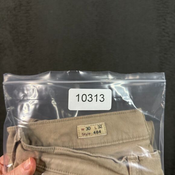 J Crew Jeans Mens 30x32 Beige Tan 484 Slim Fit Stretch Denim Pants Casual - Picture 12 of 12